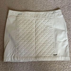Abercrombie & fitch -Off White Eco Skirt Size 6